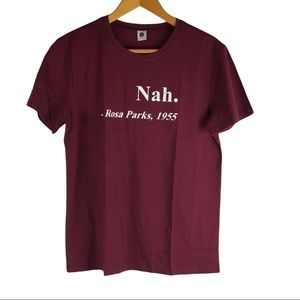 Rosepark Burgundy Rosa Parks Graphic Tee